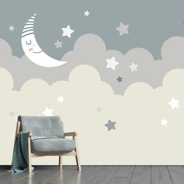 Imagem de Papel de Parede Infantil Quarto Criança Lua Sala Painel - 464pcp - All
