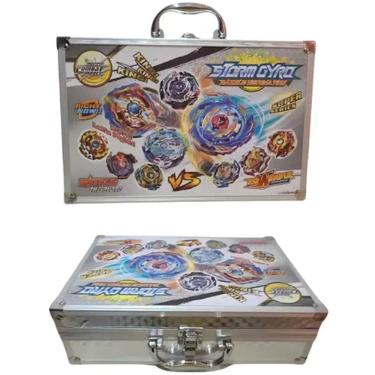 Imagem de Beyblade Maleta De Alumínio Kitstorm Gyro Dazzle Detonation - Toys Import L-242