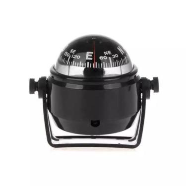 Imagem de Bússola Marítima Náutica Preta 50mm Lancha Barco Pesca - Noster Náutic