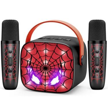Imagem de Máquina de karaokê Webspidee Cool Mini LED Bluetooth 5.3 Kids