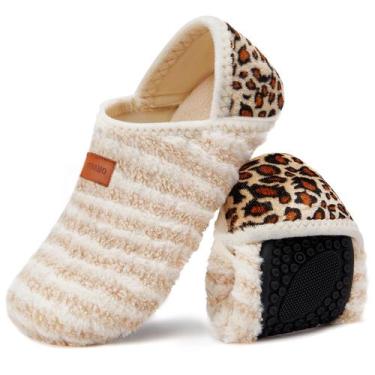 Imagem de Chinelos Tanamo House para mulheres e homens, meias internas com pés d