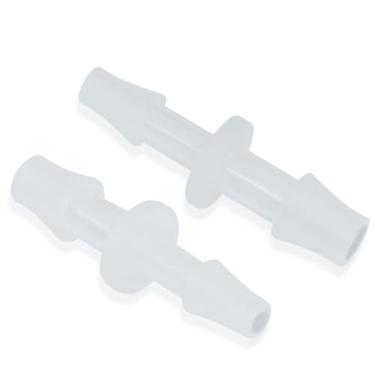 Imagem de Murtenze Pacote com 2 encaixes de redutor de farpa de mangueira de plástico, emenda de adaptador de união farpada de 1/10.2 cm a 3/40.6 cm para gás, ar líquido