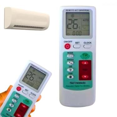 Imagem de Controle Remoto Para Ar Condicionado Split Universal Compatível com Diversas Marcas Modelos
