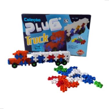 Imagem de Brinquedo de Montar Plug Truck – Coordenação Motora e Criatividade