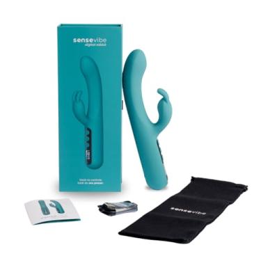 Imagem de Sensevibe Digital Rabbit Vibrador Feminino 10 Intensidades Recarregável Display Silicone