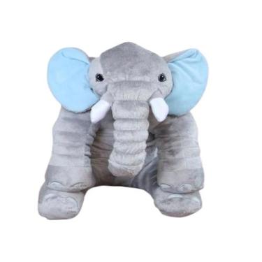 Imagem de Pelúcia Para Bebê Elefante News Almofada Travesseiro Menino Menina 60 