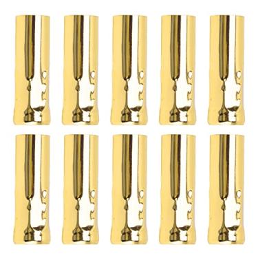 Imagem de Mangas de Cobertura de Vela, 10 Peças E14 Tubo de Metal Soquete de Vela Cobre Mangas Acessórios de Iluminação Diy para Lustres de Cristal Doméstico (Yongjin elétrico)