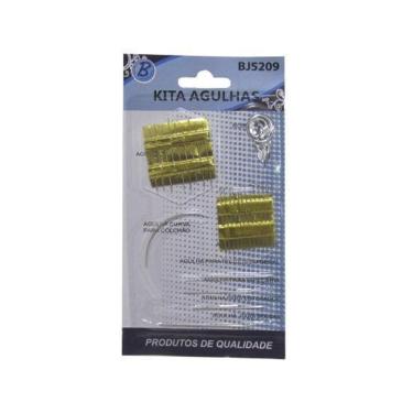 Imagem de Kit Costura Cartela Com 26 Agulhas + Passador De Linha