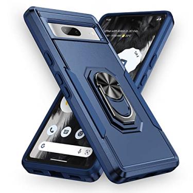 Imagem de SORAKA Capa para Google Pixel 7A com anel de apoio para os pés Capa rígida de PC Capa de TPU macio para amortecedores Capa Google Pixel 7A Capa robusta