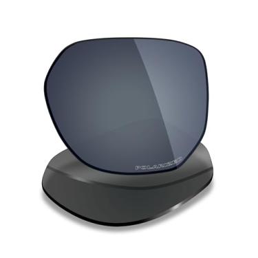 Imagem de Mryok Lentes de reposição ultra polarizadas para óculos de sol Oakley Latch Beta, HD Polarized, proteção UV, resistente a impactos e ajuste perfeito - Preto cromado