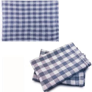 Imagem de 1 pano de limpeza de algodao para limpeza xadrez multiuso especial 65x