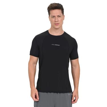 Imagem de Camiseta Masculina Olympikus Ultra Manga Curta Preta/Cinza, Preto, Cin