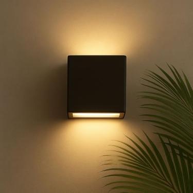 Imagem de Arandela Slim G9 Bivolt 2 Focos Moderna P/Parede Áreas Externas/Internas (Preta)