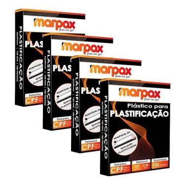 Imagem de Kit Plastificação Polaseal CPF 66x99x0,05mm 400 uni - Marpax