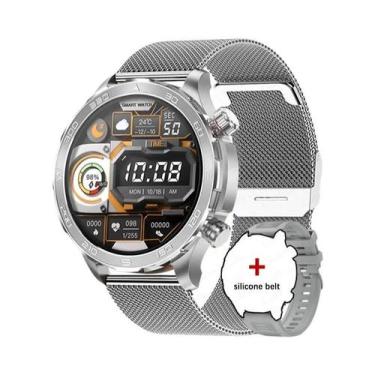 Imagem de Relógio Inteligente Bluetooth Masculino Com Tela Grande, Monitor De Fr