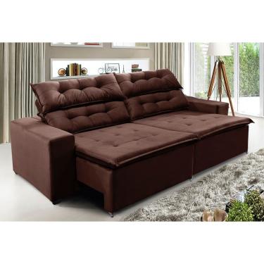 Imagem de Sofá Concepit 210cm Retrátil Reclinável com Molas espirais - WS estofados