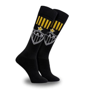 Imagem de Meião Atlético MG Infantil Juvenil Futebol Salão Campo Galo - Rikam, 2