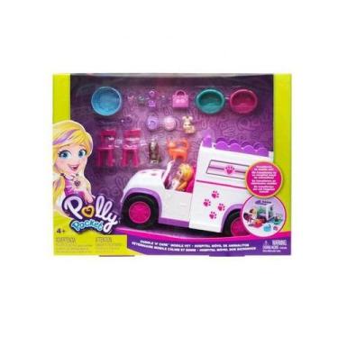 Imagem de Polly Pocket Hospital Movel dos Bichinhos Mattel GFR04
