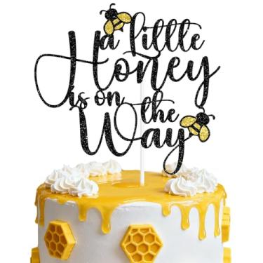 Imagem de A Little Honey is on the Way Cake Topper, Oh Babee, What Will Baby Bee, Honey Bomble Theme Baby Tea Pregnancy Annoucement Decorações de festa