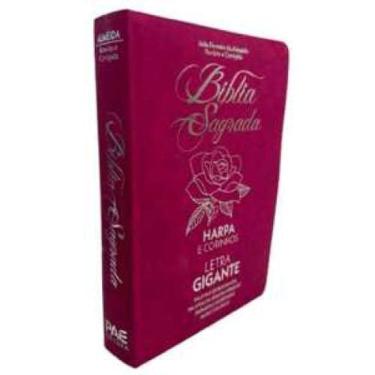 Imagem de Livro Bíblia Sagrada Evangélica - Rosa
