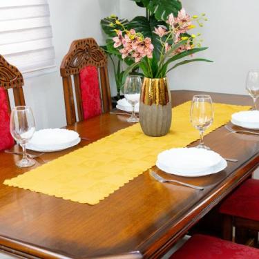 Imagem de Caminho de mesa jacquard natalino 1,40x1,40 quadriculado - BEM ME QUER