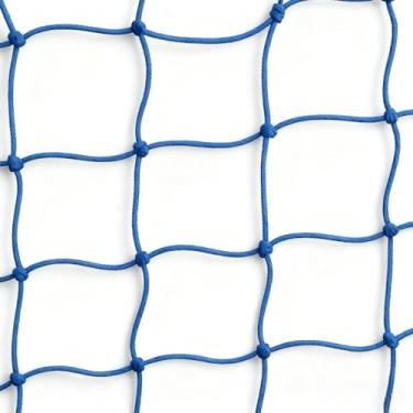 Imagem de Rede De Vôlei 5m X 1m Fio De Nylon Com Proteção Uv Sem Faixa Ideal Para Praia E Quadra Rede De Vôlei De Praia(AZUL)