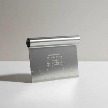 Imagem de Espátula de Cozinha Profissional com Régua de Medidas, Aço Inoxidável,