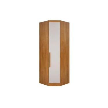 Imagem de Closet Modulado de Canto Oblíquo Rizon c/ 1 Porta cor Freijó/FendiOff 