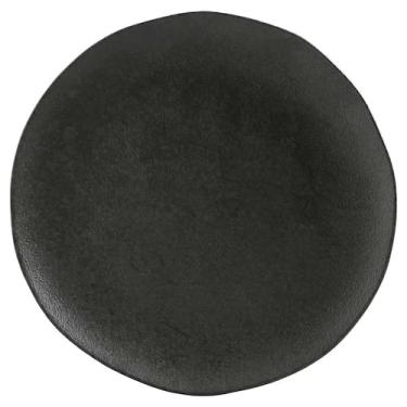 Imagem de Jogo De 10 Pratos Rasos Cerâmica Carbon 26,5cm Porto Brasil