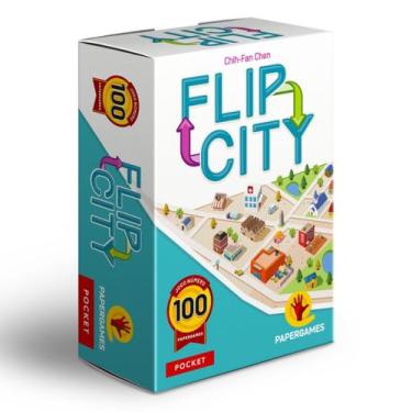 Imagem de Flip City Jogo Construa Sua Cidade 1-4 Jogadores Papergames