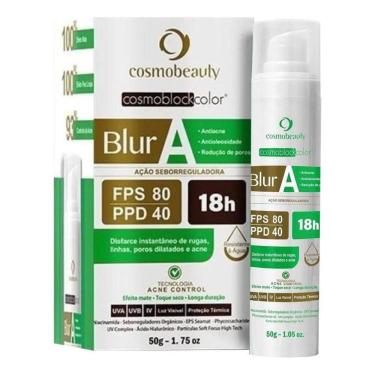 Imagem de Blur A Bege Médio Antiacne Fps80 Cosmobeauty 50g