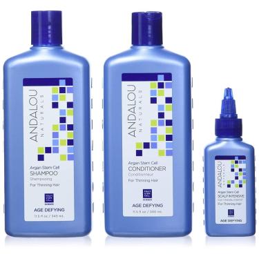 Imagem de Sistema de tratamento para queda de cabelo Andalou Naturals Age Defying