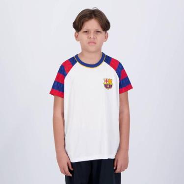 Imagem de Camisa Barcelona Sorority Juvenil Branca - Braziline, 8 ANOS