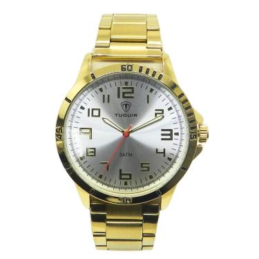 Imagem de Relógio Tuguir Masculino Ref: Tg30355 Casual Dourado