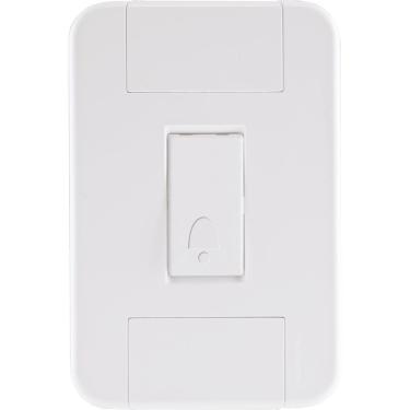Imagem de Conjunto 4x2 com 1 Pulsador Campainha 10 A 250 V Tramontina Tablet Branco