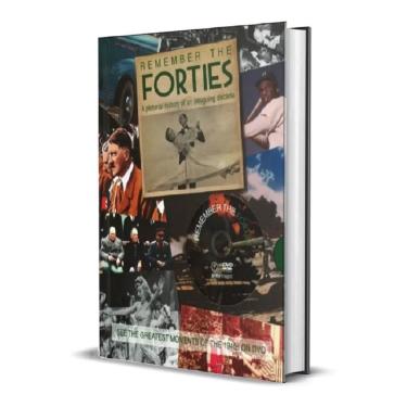 Imagem de Remember the Forties Book &amp; DVD Parragon Importado em Inglês Publicado em 2011 Capa Dura