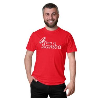 Imagem de Camiseta Samba Pagode Pandeiro Músico Batuqueiro Masculina - Blackchic