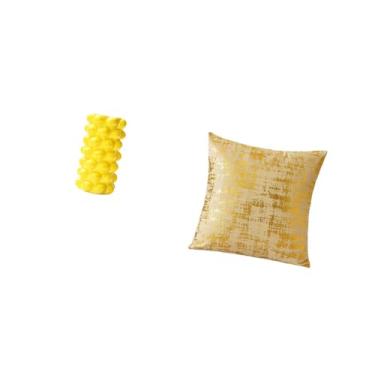 Imagem de Fenteer Vaso de Flores de Porcelana, Enfeite de Mesa E Elegante Capa de Almofada de Sofá para Decoração de Mesa de Sala de Estar com Vaso de Frutas E Fronha P