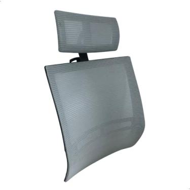 Imagem de Encosto Telado Ergonômico com Apoio de Cabeça, Compatível com Cadeiras Presidente, Fácil Instalação e Conforto para Escritório