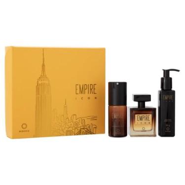 Imagem de Kit Perfume Empire Icon + Desodorante + Balm 2 em 1 Natal Hinode