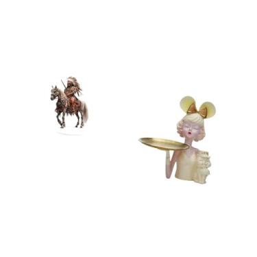 Imagem de Vaveren Ornamento de Cavaleiro Acrílico, Peça Central de Mesa, Decoração de Arte Moderna, Presente à Prova D'água, Decoração de Mesa com Base para Armário