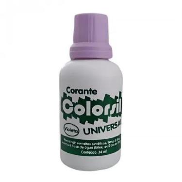 Imagem de KIT 12 CORANTE COLORANTE DE TINTA UNIVERSAL COLORSIL VIOLETA 34ml