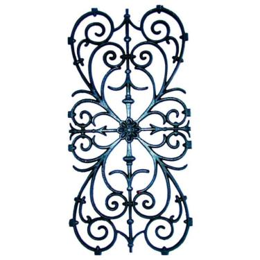 Imagem de Grade De Ferro Fundido Ramada Grande Sacada Varanda 74X37Cm