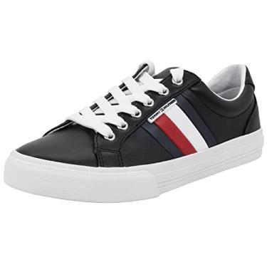 Imagem de Tommy Hilfiger Tênis feminino Lightz, Preto liso, 38 BR