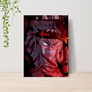 Imagem de Genérico, Quadro Black Clov Anime A4 | Placa MDF 08
