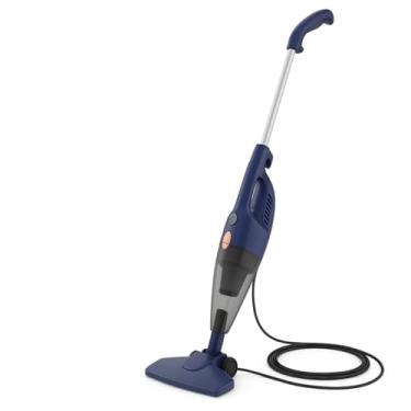 Imagem de Aspirador de Pó 2 em 1 Portátil + Vassoura Elétrica 650W com Fio – Leve, Compacto e Potente, Filtro Reutilizável, Ideal para Casa, Pets e Uso Diário