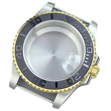 Imagem de FEIYASHI Relógio mecânico masculino à prova d'água com vidro de safira para movimento NH35/34/36/38 8215 ETA2824, Tampa inferior sólida 3, For ETA2824 PT5000 Movement, Caixa de relógio de luxo