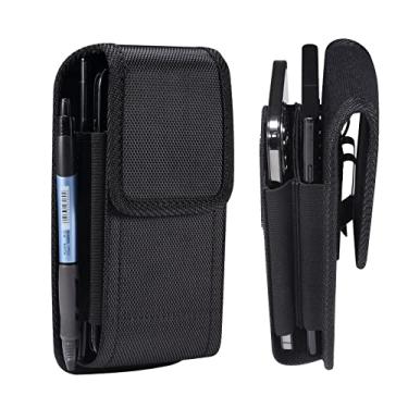 Imagem de Capa dupla para celular com 2 suportes para cinto para iPhone 16 Pro Max 15 Pro Max 14 Plus Samsung Galaxy S25 Ultra S24 FE S23 Ultra S22 Plus A16 A36 A15 A14 A03s A42 Moto G Play 2024 G Power 2025