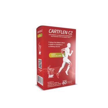 Imagem de Cartflen C2 Colageno Tipo II com Vitamina D e Cálcio Hf Suplements 60c