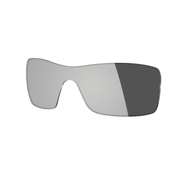 Imagem de Mryok Lentes de reposição UV400 para óculos de sol Oakley Straightback OO9411, HD Polarized, proteção UV, resistente a impactos e ajuste perfeito - Cinza fotocromático anti luz azul